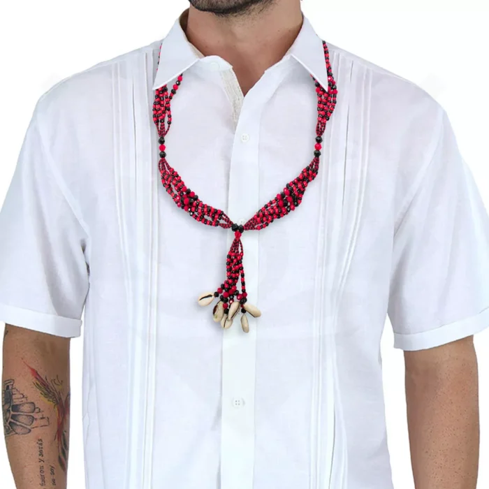 Collar Eleggua Mazo Elegua Para Carro 47 Cm Cristal 6 Hilos 2