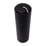 Velón negro de parafina corta trabajos – protección espiritual profunda