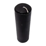 Velón negro de parafina corta trabajos – protección espiritual profunda