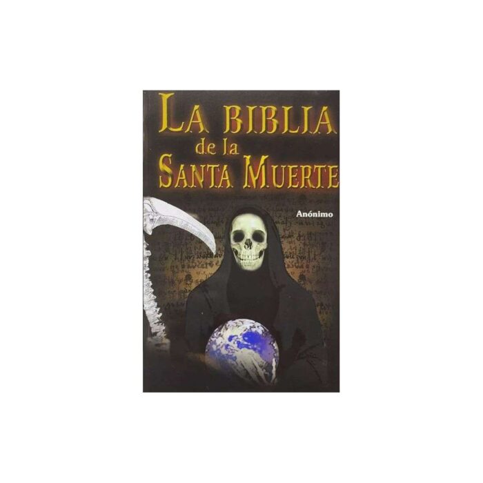 Santa Muerte Roja Transparente 15cm +libro Sanación Y Salud