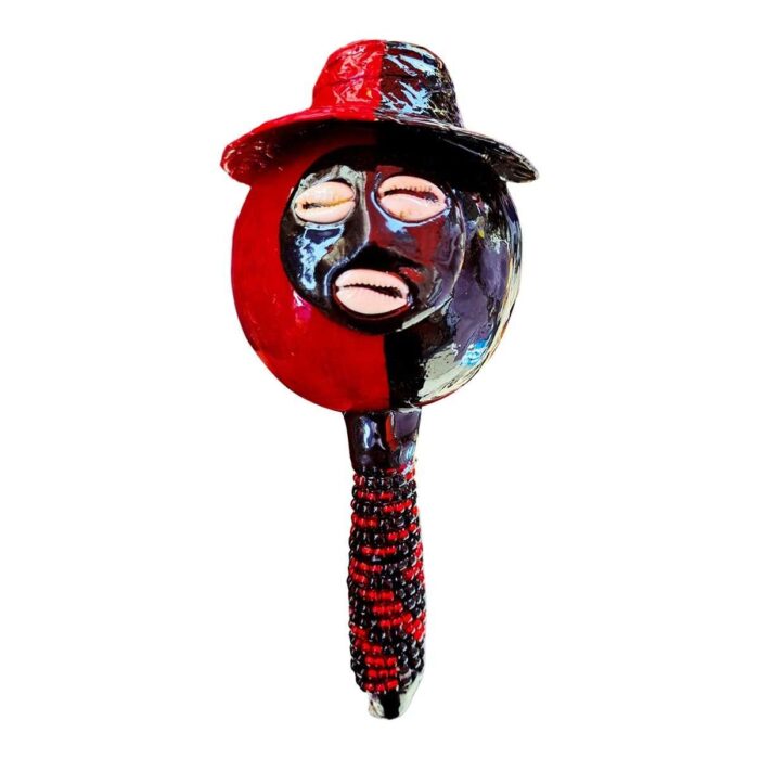 Maraca De Elegua Santería Sonaja De Eleggua Decorada Llamado