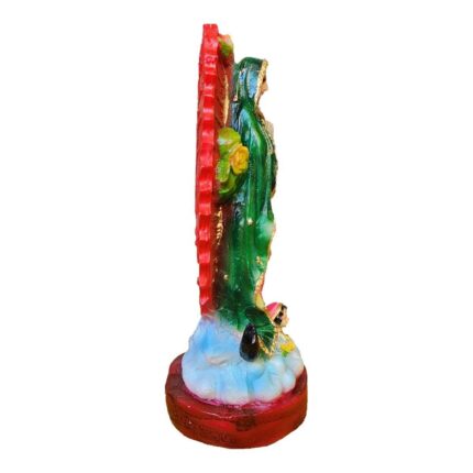 Virgen De Guadalupe 20 Cm Figura Artesanal Pintada A Mano