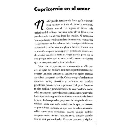 Capricornio Signo Zodiacales Libro Astrología Compatibilidad