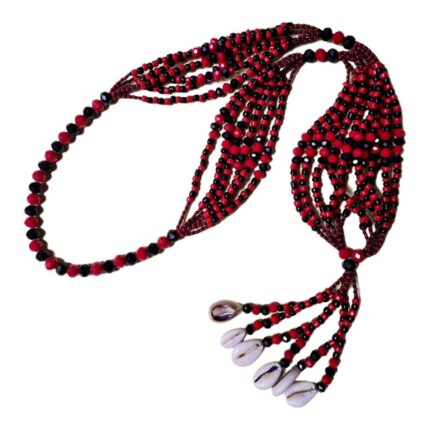 Mazo Personal Elegua 92 Cm Cristal 6 Hilos Collar Eleggua