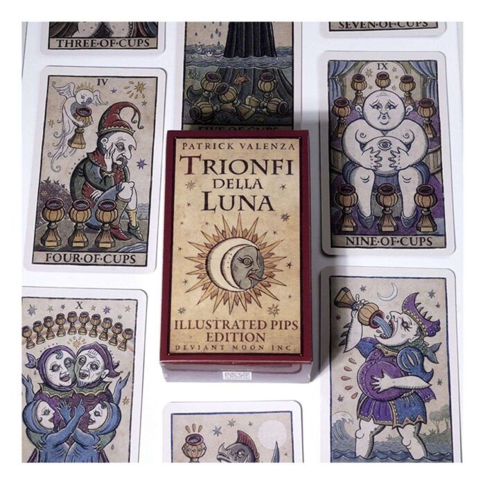 Cartas Tarot De La Luna Trionfi Della Luna 78 Cartas + Guía