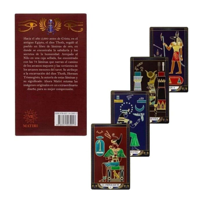 Libro Tarot Egipcio Manual Esp Profesional Matiri