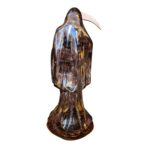 Santa Muerte 30 Cm Transparente Negra Protección +libro