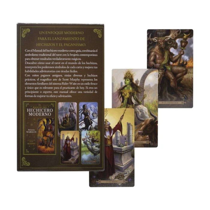 Mazo Cartas Tarot Del Hechicero Moderno Manual En Español