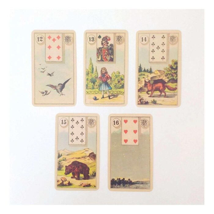 Oraculo Lenormand 36 Cartas + Instructivo Impreso En Español