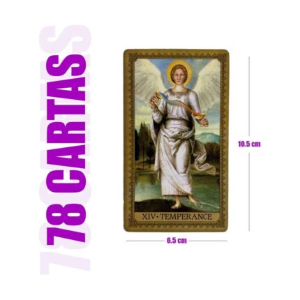 Cartas Tarot Influencia De Los Angeles 78 Cartas + Guia