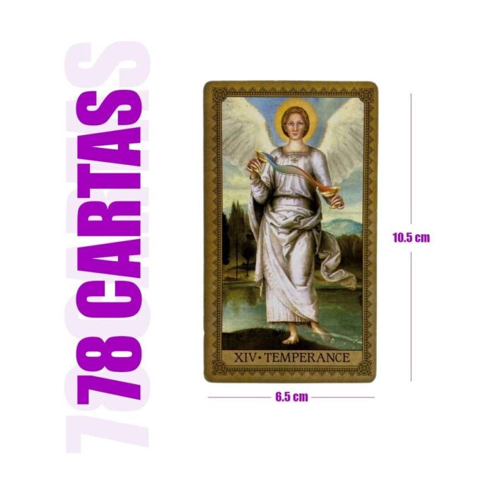 Cartas Tarot Influencia De Los Angeles 78 Cartas + Guia
