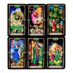Cartas Tarot Oro Plastificado 78 Cartas + Instructivo Esp