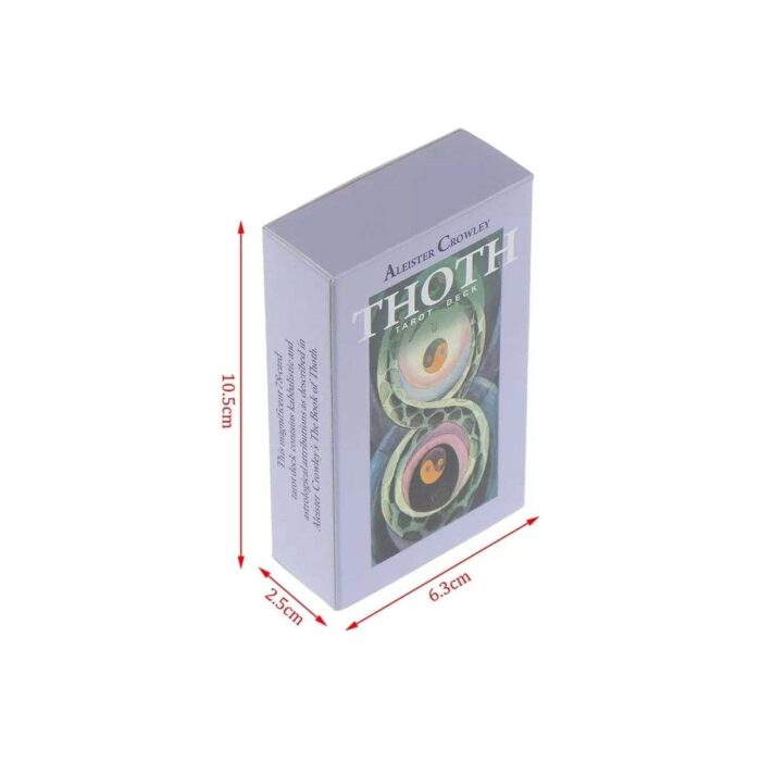 Mazo Tarot De Thoth 78 Cartas Plastificadas + Libro Pdf