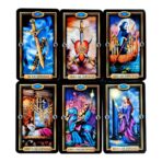 Cartas Tarot Oro Plastificado 78 Cartas + Instructivo Esp