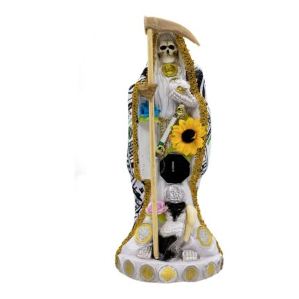 Santa Muerte Dolar Abundancia Dinero Negocio 30 Cm+libro