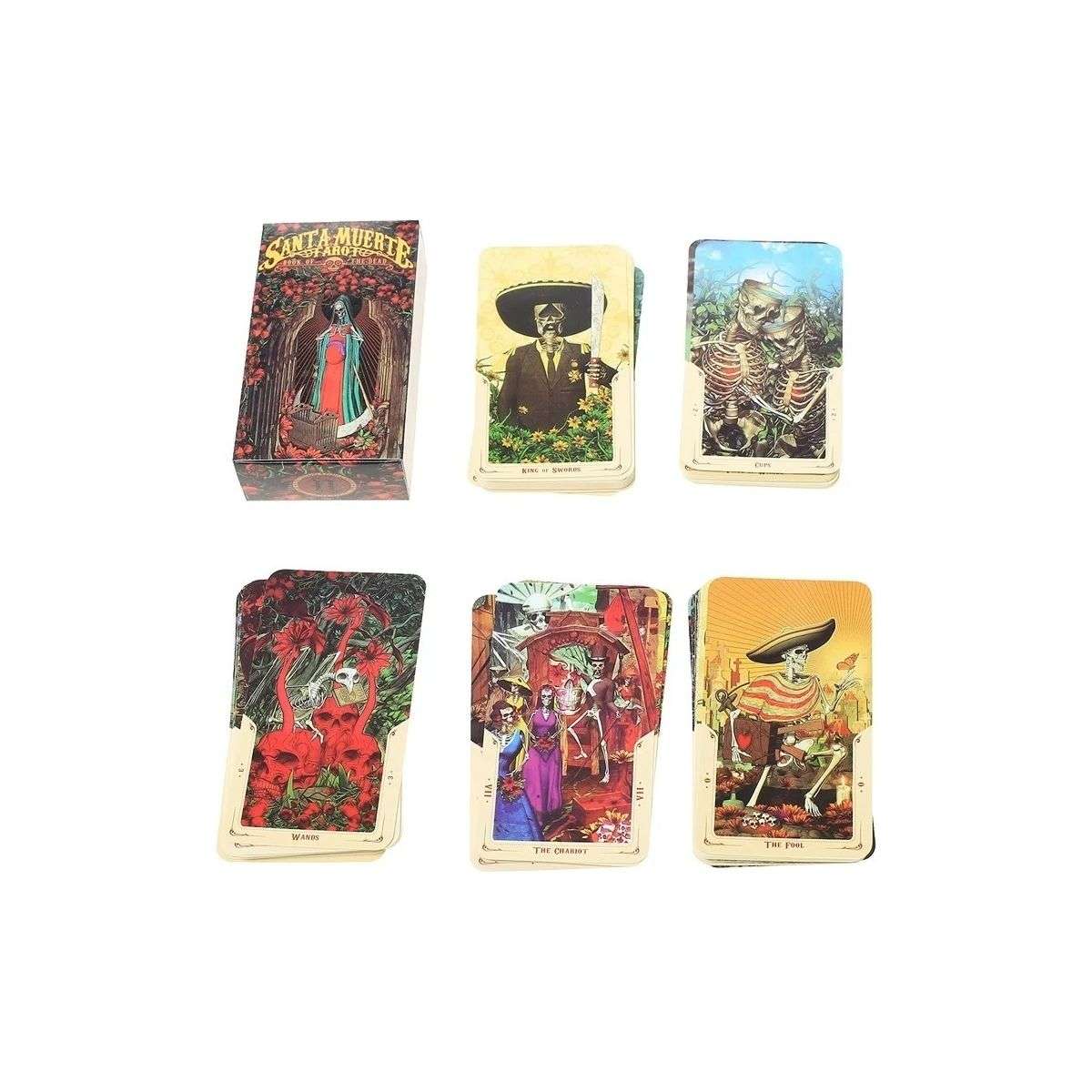 Cartas Tarot Santa Muerte 78 Cartas + Guía Español