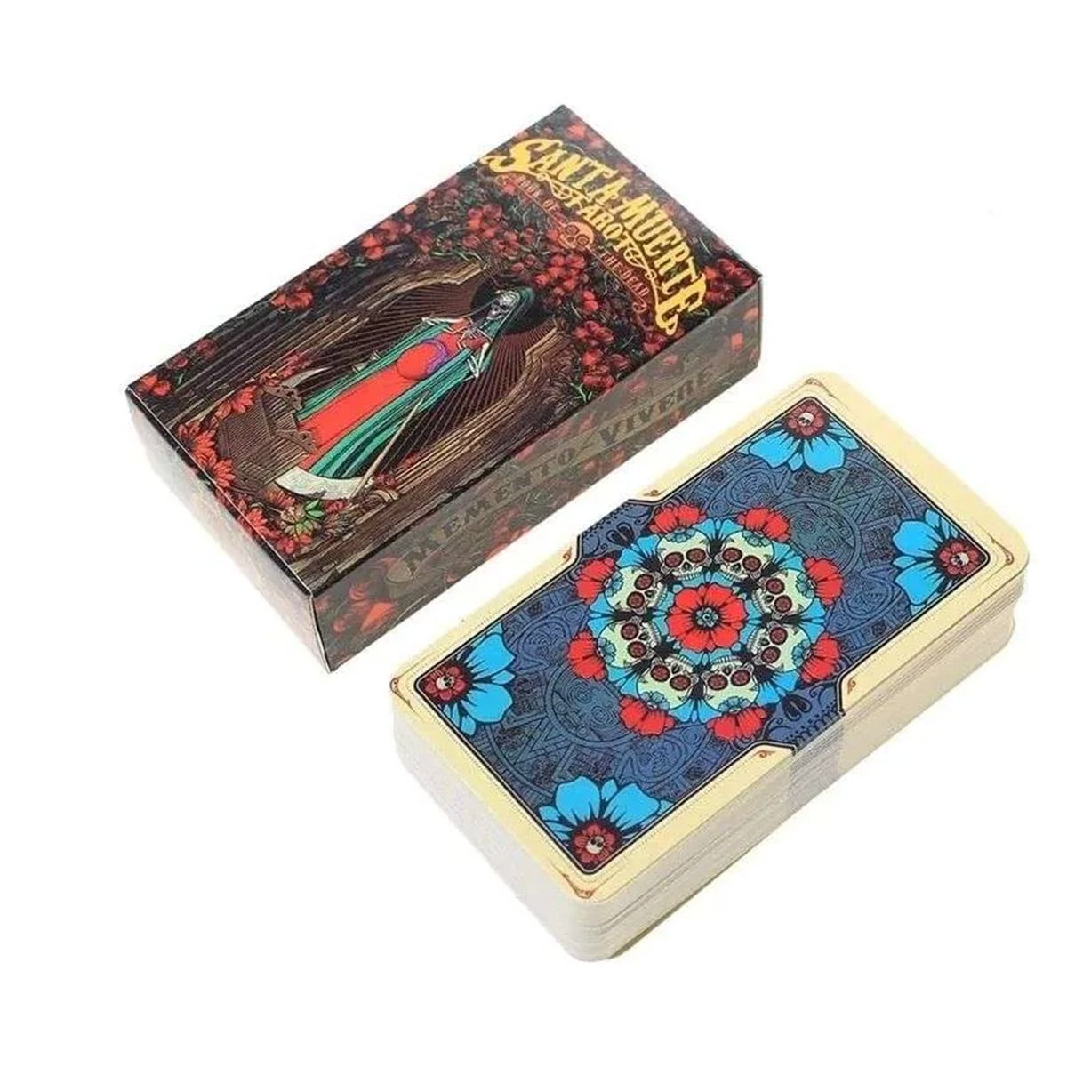 Cartas Tarot Santa Muerte 78 Cartas + Guía Español