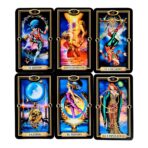 Cartas Tarot Oro Plastificado 78 Cartas + Instructivo Esp