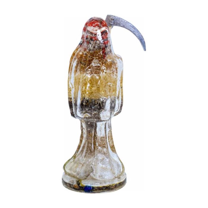 Santa Muerte 7 Potencias Semillas Transparente 15cm+libro