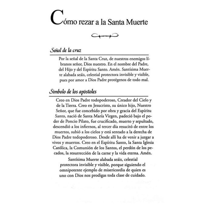 Santa Muerte Ámbar Transparente 30cm +libro Sanación Y Salud