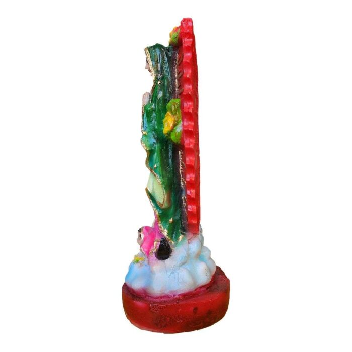Virgen De Guadalupe 20 Cm Figura Artesanal Pintada A Mano