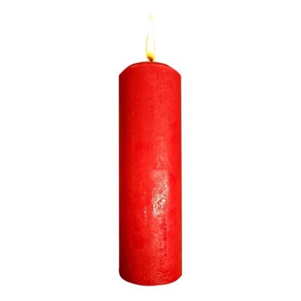 Velón Rojo De Parafina Aromatica 1 Kg Amor Amarres