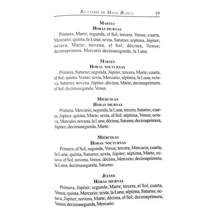 Libro Recetario De Magia Blanca