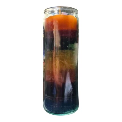 Veladora Santa Muerte 7 Potencias Parafina Aroma Siete Color