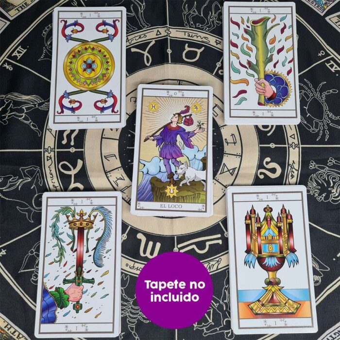 Mazo Cartas Tarot De Marsella Manual Español Original Matiri