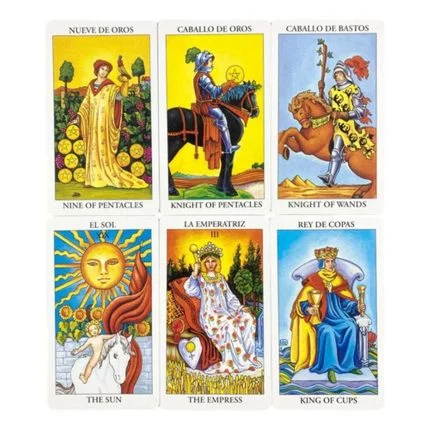 Cartas Tarot Rider Waite Español Con Instructivo + Ebook