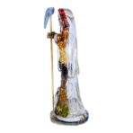 Santa Muerte 7 Potencias Semillas Transparente 15cm+libro