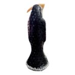 Santa Muerte Negra 15 Cm Vestida + Libro Oraciones Rituales