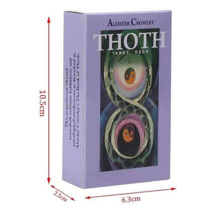 Mazo Tarot De Thoth 78 Cartas Plastificadas + Libro Pdf