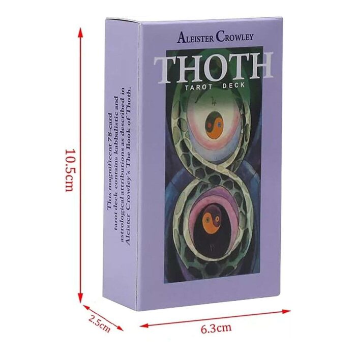 Mazo Tarot De Thoth 78 Cartas Plastificadas + Libro Pdf