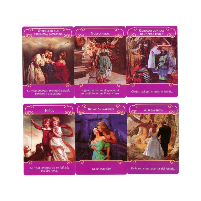 Cartas Tarot Oráculo Los Angeles Del Amor 44 Cartas + Guía
