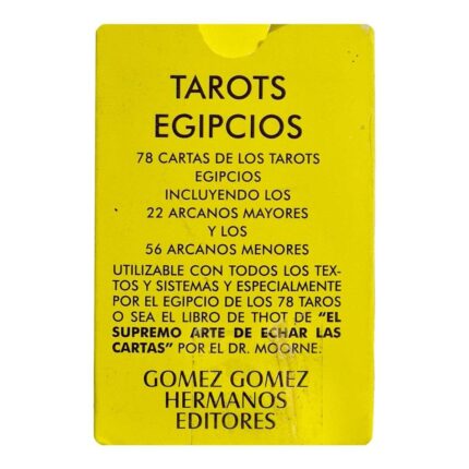 Libro Egipcio Plastificado Supremo Arte De Echar Cartas +pdf