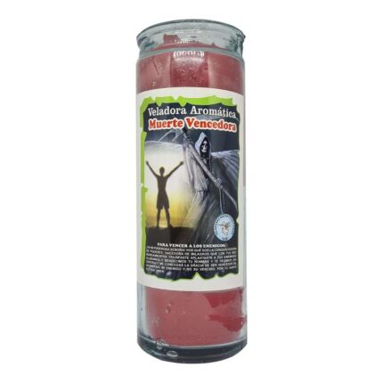 Veladora Santa Muerte Muerte Vencedora Parafina Aromatica