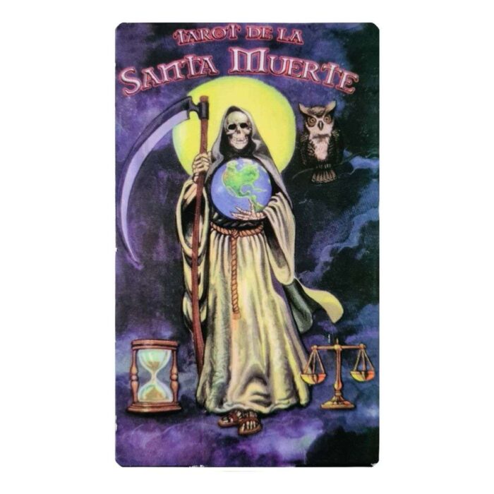 Tarot Santa Muerte Orig Plastificado 80 Cartas+instructivo