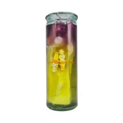 Veladora Gel Santa Muerte Dominadora Amarre De Amor Dominio