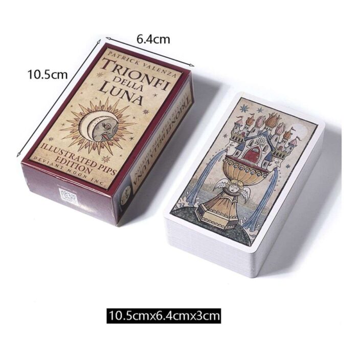 Cartas Tarot De La Luna Trionfi Della Luna 78 Cartas + Guía
