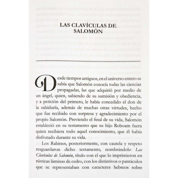 Libro Las Clavículas De Salomón Ciencias Ocultas Y Magia