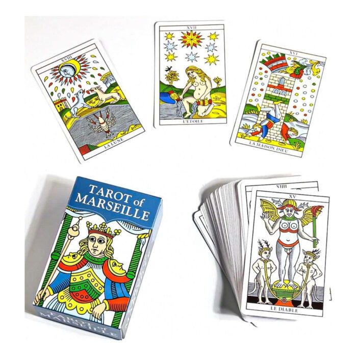 Cartas Tarot Mini Marsella Baraja Tarot Manual Papus Español
