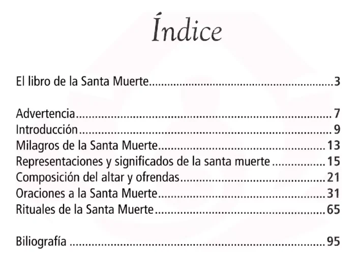El Libro De La Santa Muerte Rituales Oraciones Trabajos 1