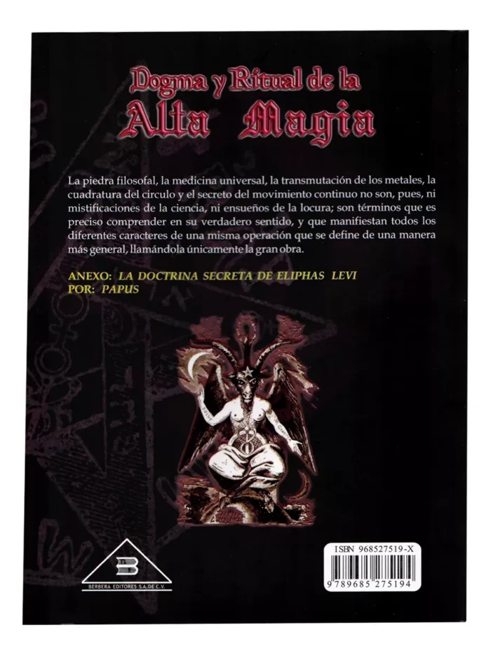Libro Dogma Y Ritual Alta Magia Eliphas Levi Esoterismo 9