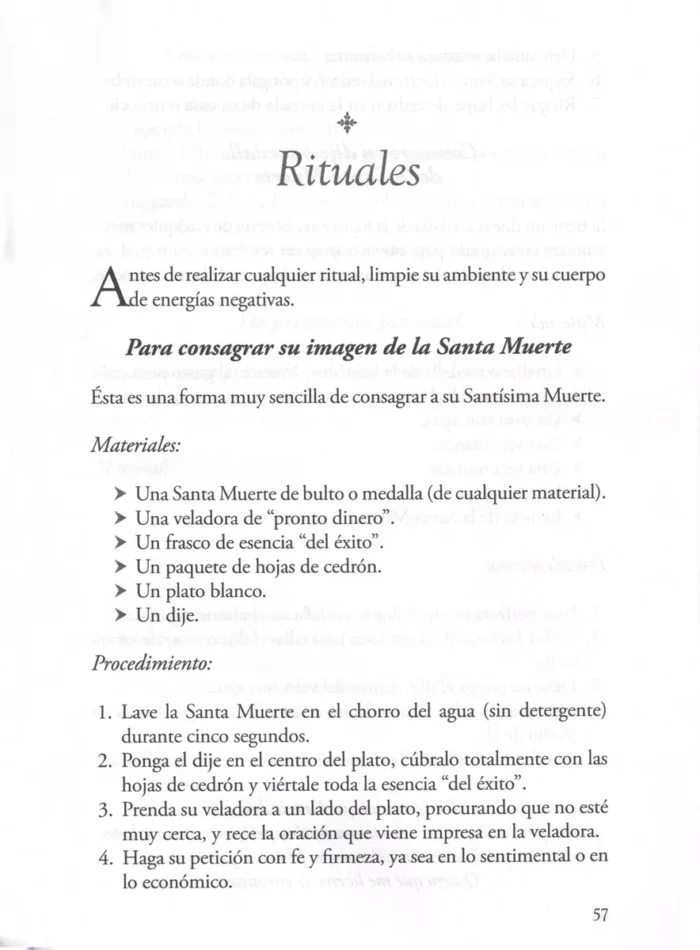 Libro Santa Muerte Practicas Del Culto A La Santa Muerte 1