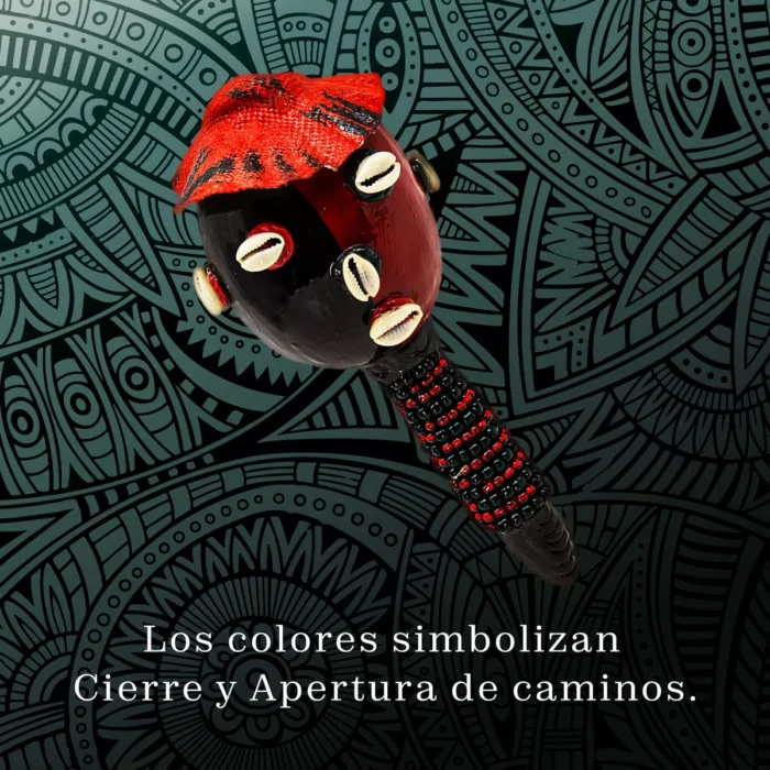 Maraca De Elegua Santeria Sonaja De Eleggua Decorada Llamado 4