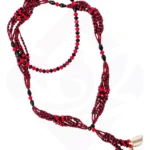 mazo eleguá personal collar ritual 6 hilos 92 cm
