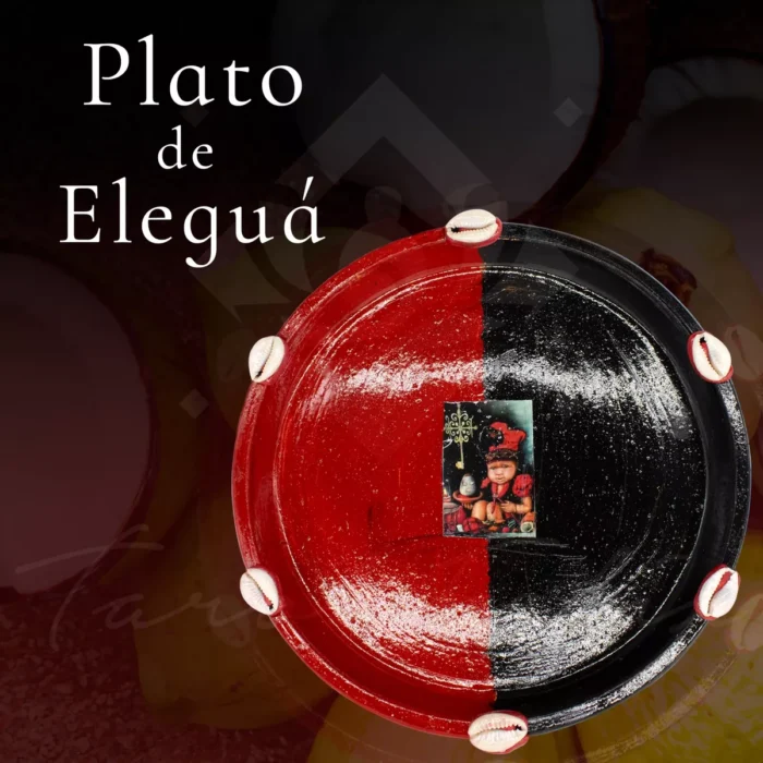 Plato Elegua Grande Santeria 22 Diametro 5 Profundidad 1