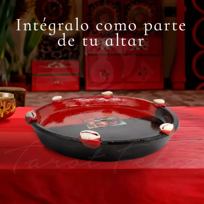 Plato Elegua Grande Santeria 22 Diametro 5 Profundidad 4
