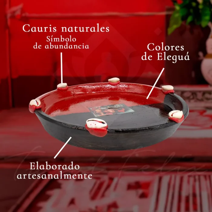 Plato Elegua Grande Santeria 22 Diametro 5 Profundidad 5